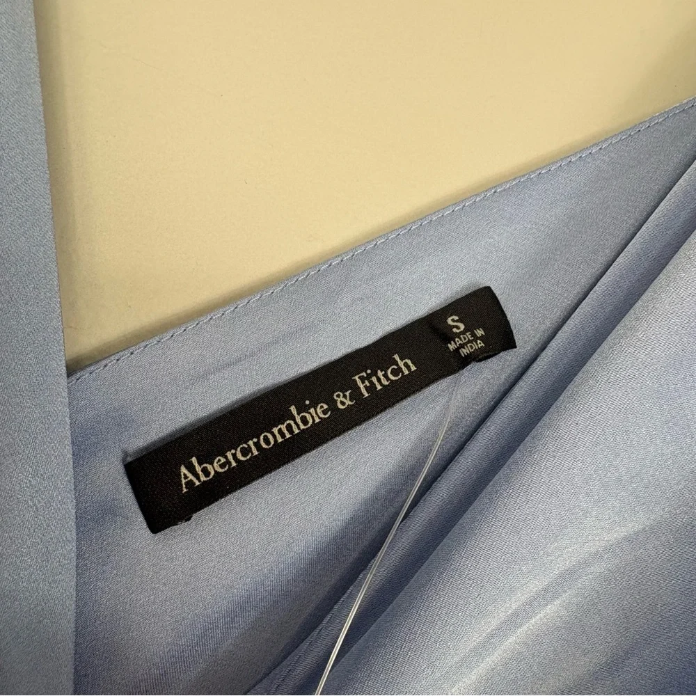 New Abercrombie Draped Twist-Front Maxi Dress